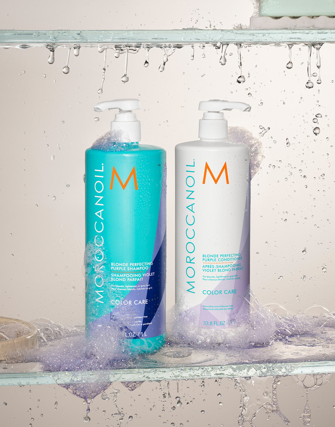 Blonde Perfecting Purple Shampoo & Conditioner Liter Bundle - Image 5