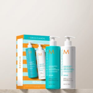 Moisture Repair Shampoo & Conditioner Half-Liter Set